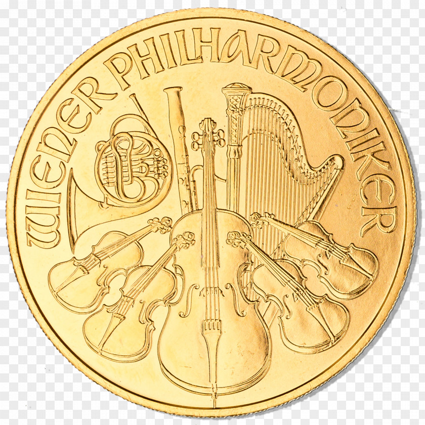 Gold Coins Austria Coin Bullion PNG