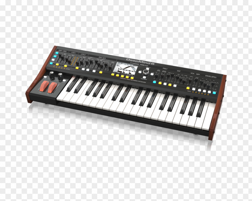 Keyboard Sound Synthesizers Behringer DEEPMIND 6 Analog 6-Voice Polyphonic Synthesizer PNG