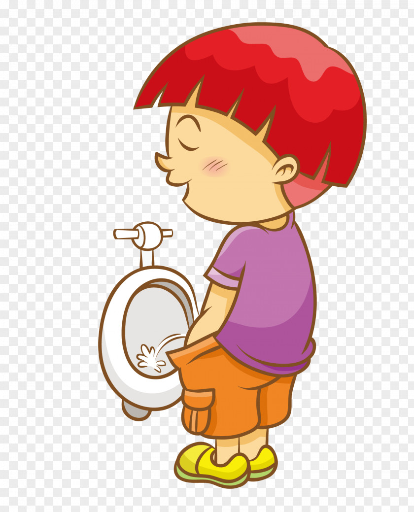 The Boy On Toilet Cartoon PNG