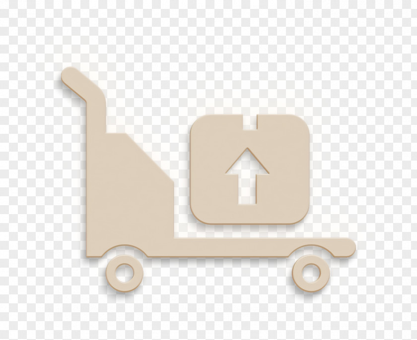 Transport Icon Logistics Delivery Package Transportation On A Trolley PNG
