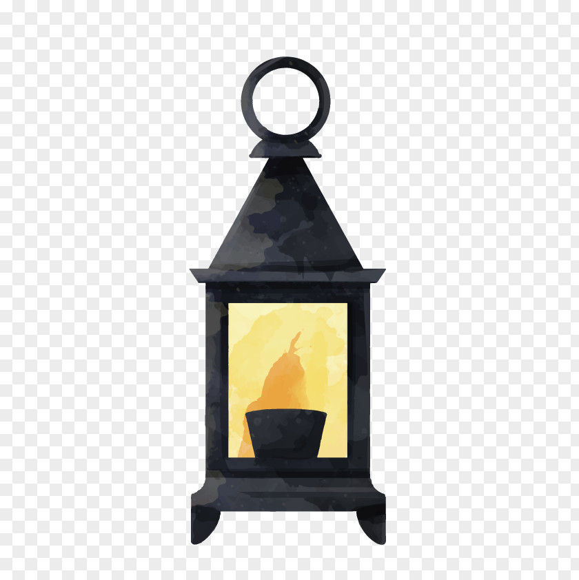 Vector Old Lamp Electric Light Oil Lantern PNG