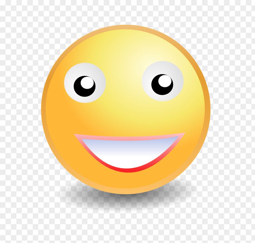 Big Smile Face Smiley Emoticon Emoji Clip Art PNG