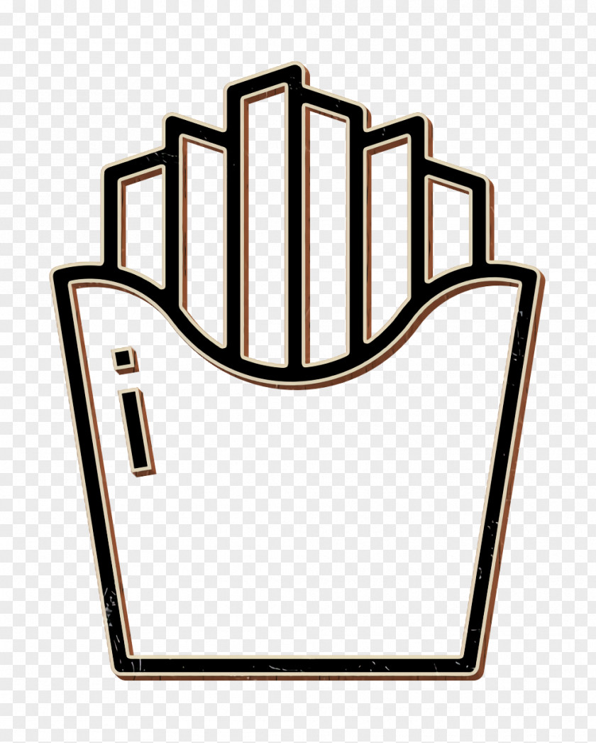 French Fries Icon Food Fast PNG
