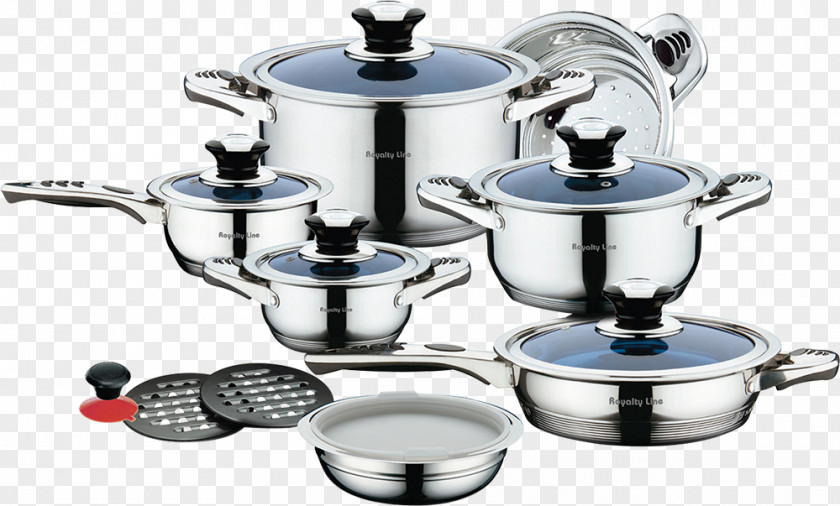 Frying Pan Cookware Non-stick Surface Stock Pots Stainless Steel PNG