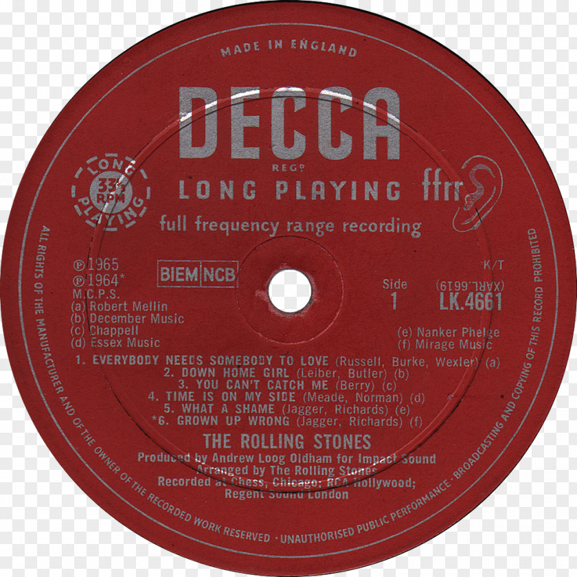 Rolling Stone Aftermath The Stones Big Hits (High Tide And Green Grass) LP Record Phonograph PNG