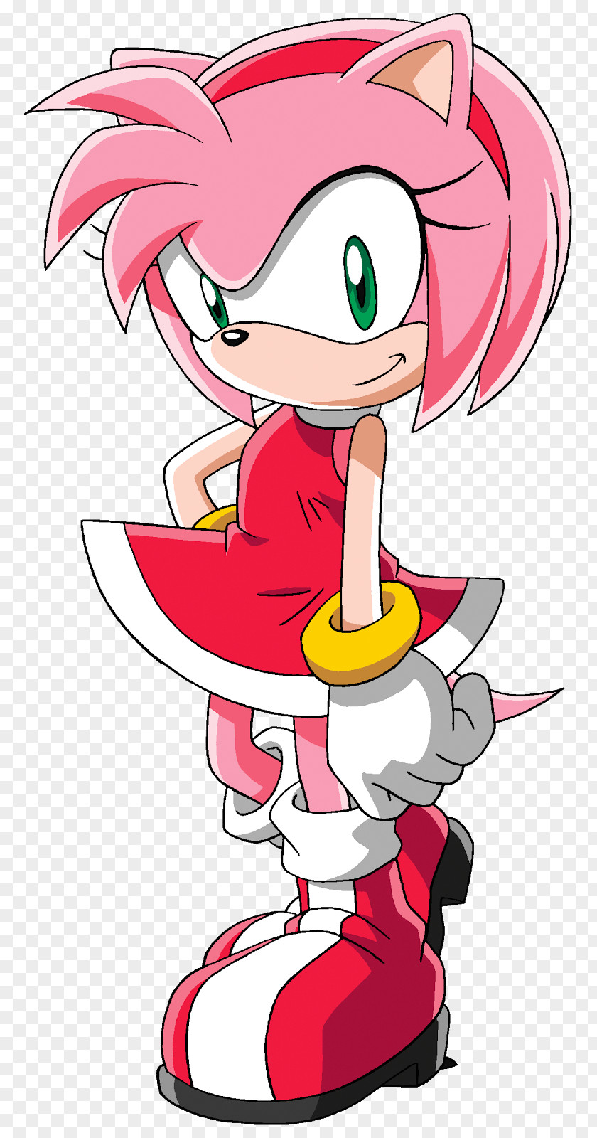 Vaio Amy Rose Sonic The Hedgehog & Knuckles CD Adventure PNG