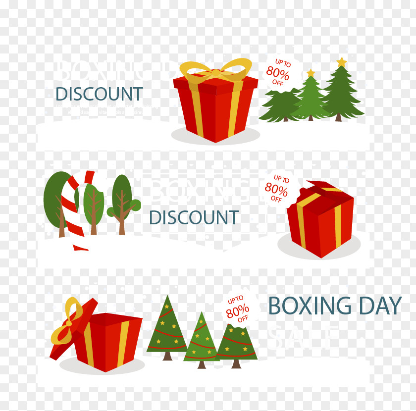 Winter Holiday Promotion Banner Gratis PNG