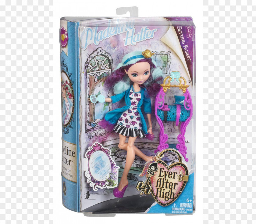 Doll Ever After High Toy Mad Hatter Monster PNG