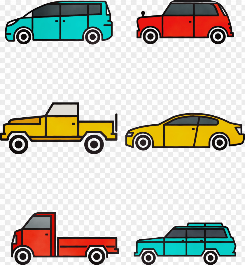 Model Car Yellow Land Vehicle Transport PNG