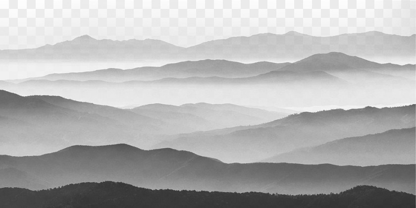 Mountains Download Black And White Photography Clip Art PNG