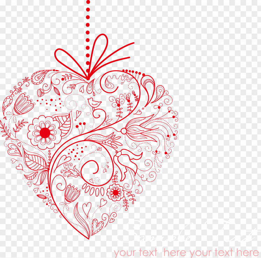 Romantic Wedding Valentines Day Heart Royalty-free Illustration PNG