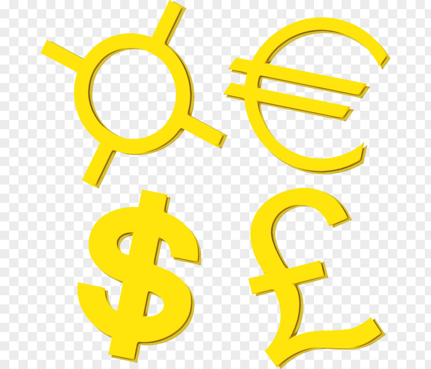 Text Yellow Currency Symbol Converter Money PNG