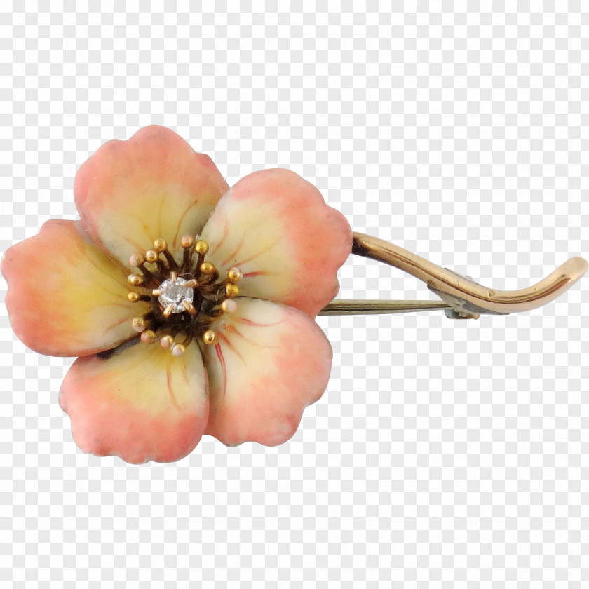 Gold Flower Antique Brooch Pin Jewellery PNG