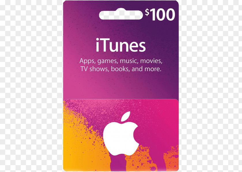 Apple Gift Card ITunes Store PNG