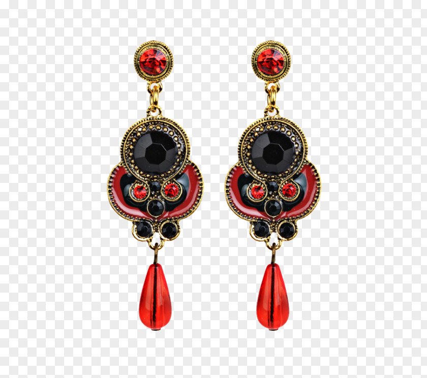Jewellery Earring Imitation Gemstones & Rhinestones Fashion PNG