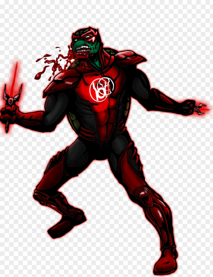 Raphael Green Lantern Shredder Red Corps Teenage Mutant Ninja Turtles PNG