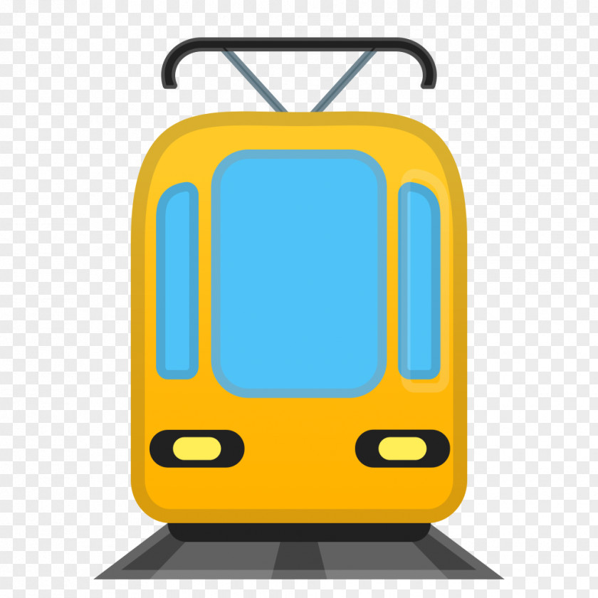 Train Trolley Emoji Rail Transport PNG
