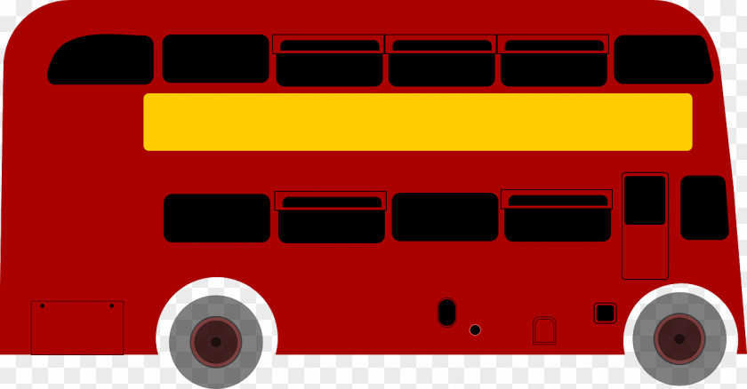 Bus Double-decker AEC Routemaster Clip Art Vector Graphics PNG