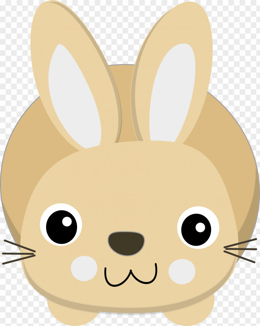 Cartoon Bunny European Rabbit Cuteness Clip Art PNG