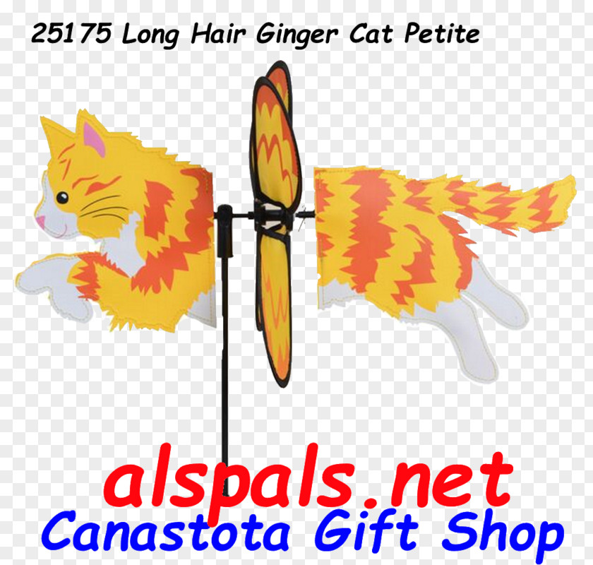 Cat Windmill Pinwheel PNG