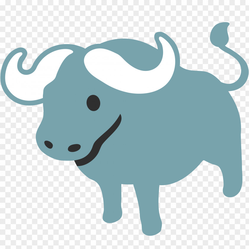 Emoji Cattle Water Buffalo Livestock Clip Art PNG