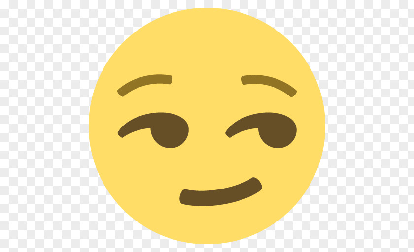 Emoji Smirk Emoticon Smiley Sticker PNG
