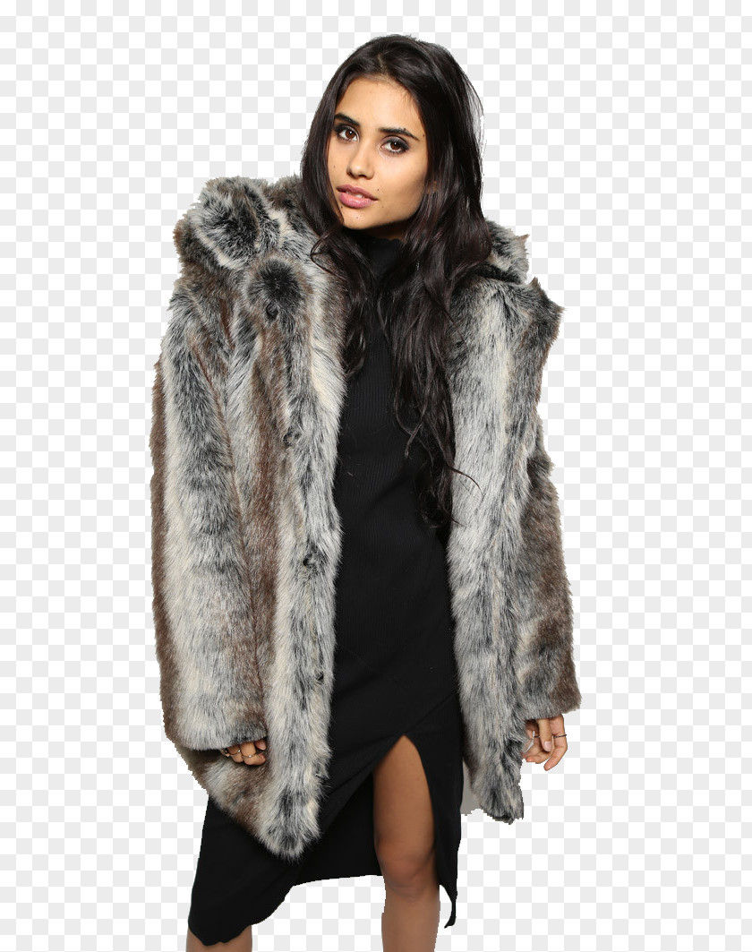 Fur Clothing Gray Wolf Fake Coat PNG