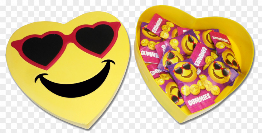 Heart Gummi Candy Valentine's Day Smiley PNG