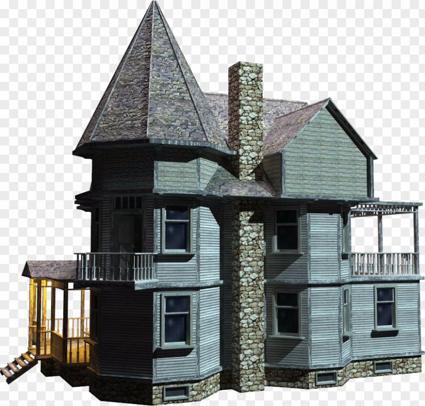 House Building 3D Computer Graphics Clip Art PNG