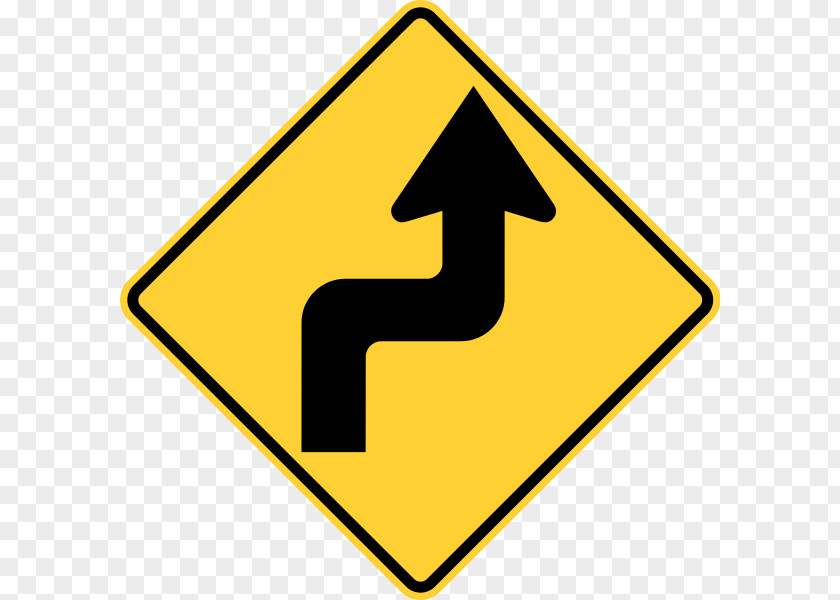 3r Warning Sign Reverse Curve Manual On Uniform Traffic Control Devices PNG