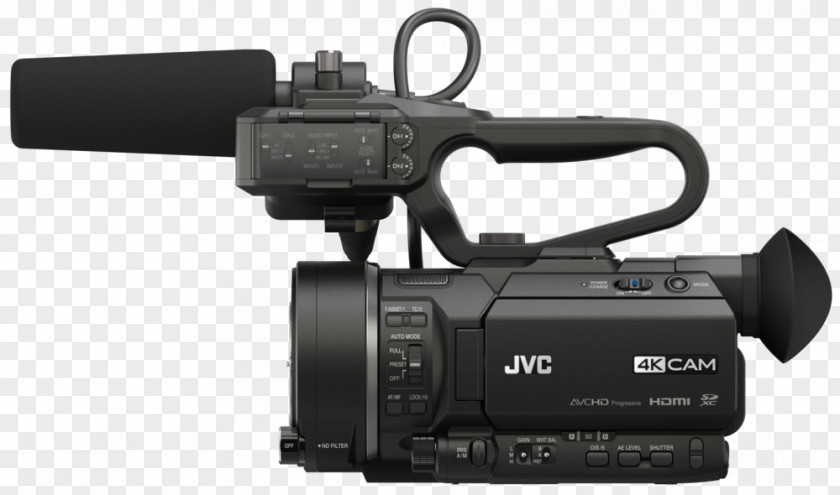Camera JVC 4KCAM GY-LS300CHU Camcorder Super 35 4K Resolution PNG
