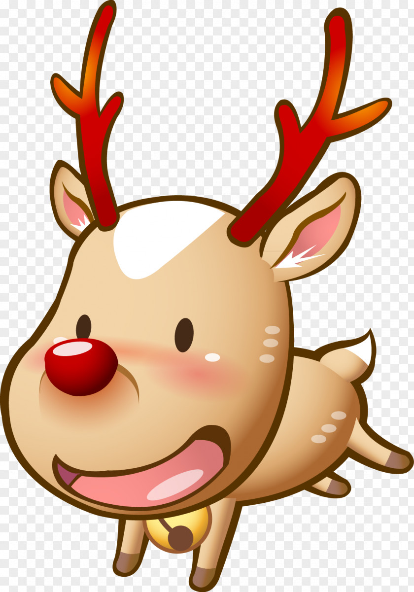 Christmas Hump Day Deer Image Cartoon PNG