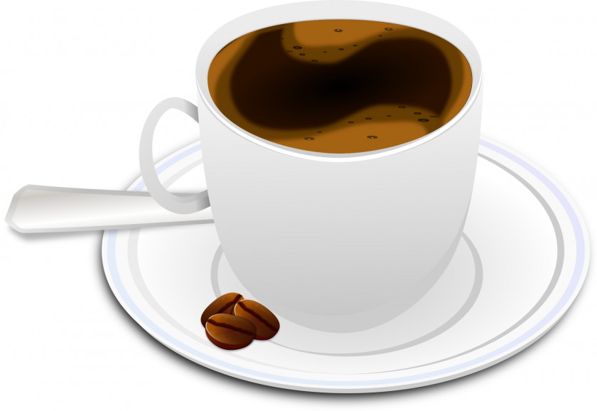 Cup Espresso Coffee Cappuccino Cafe Clip Art PNG