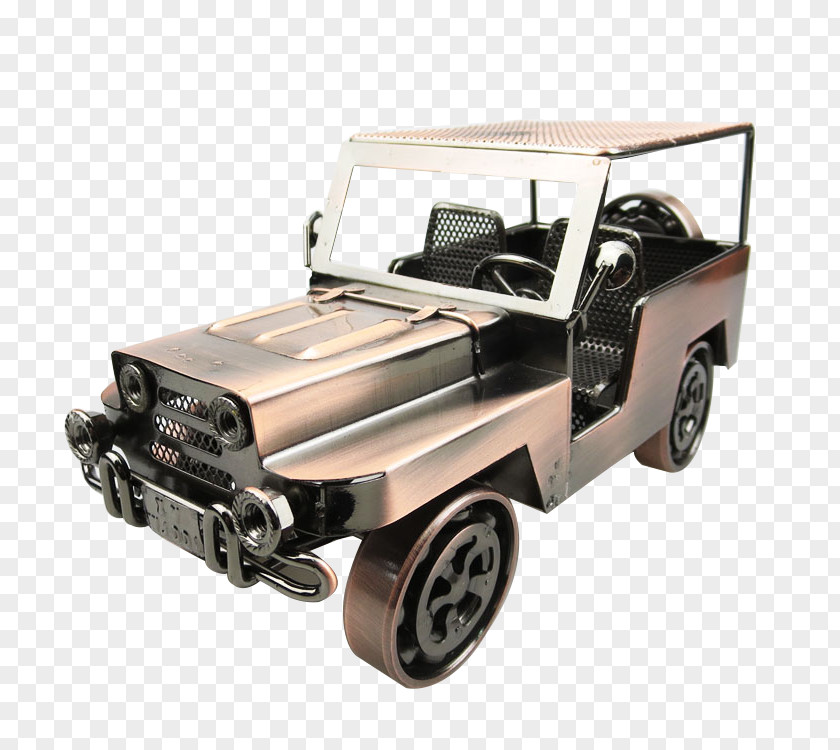 Iron Jeep Model Car Sport Utility Vehicle Die-cast Toy PNG