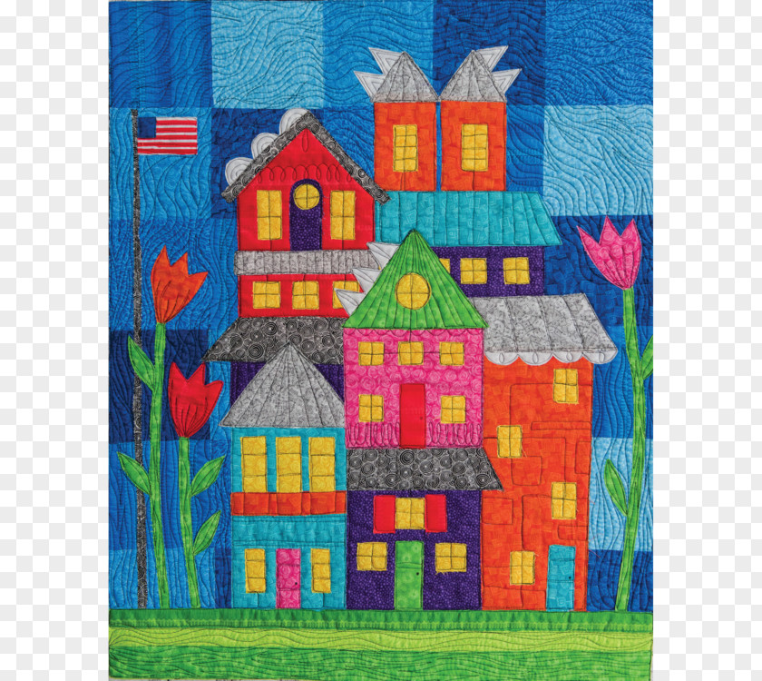 Village Quilts Quilting Art Patchwork Pattern PNG