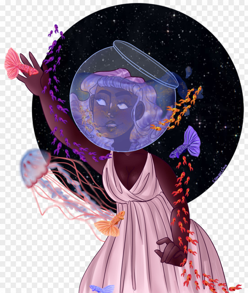 Ethereal Violet Purple Art Fairy PNG