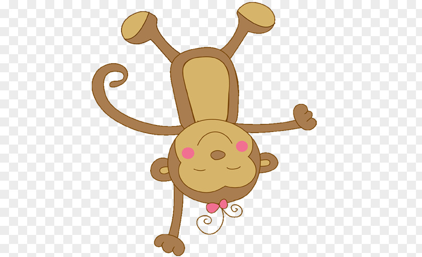 Sleeping Monkey Cliparts Baby Monkeys Diaper Clip Art PNG