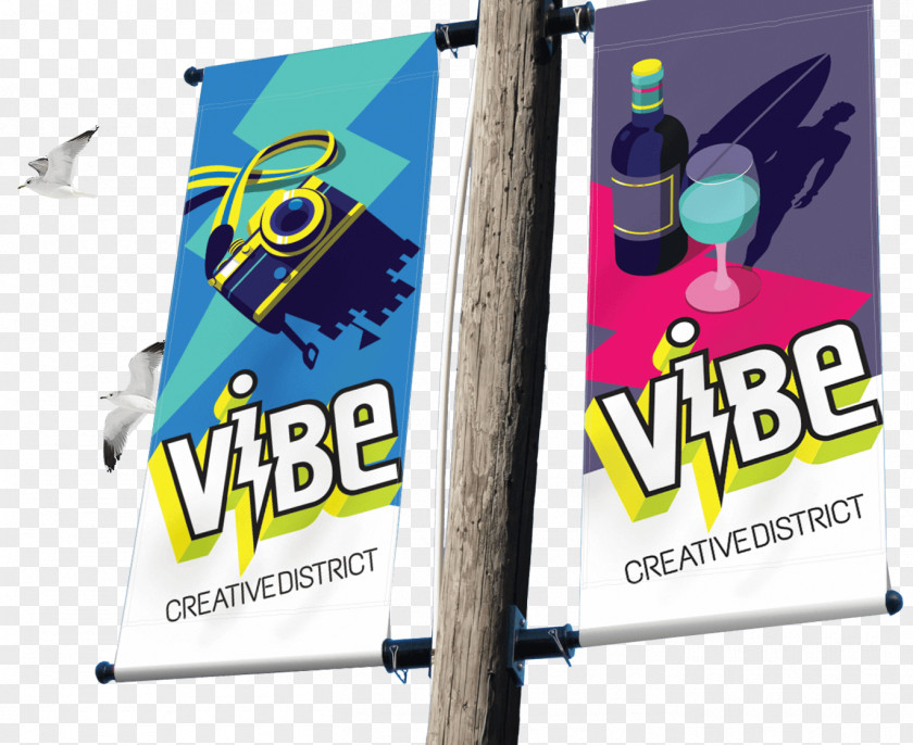 Vibe ViBe Creative District Brand Art Logo PNG