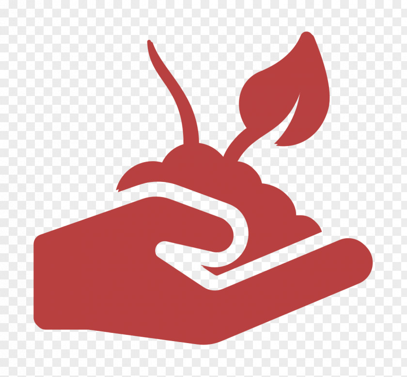 Hand With Growing Plant Icon Nature Leaf PNG