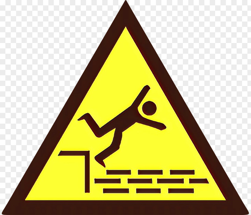 Logo Hazard Traffic Sign Signage Triangle Line PNG