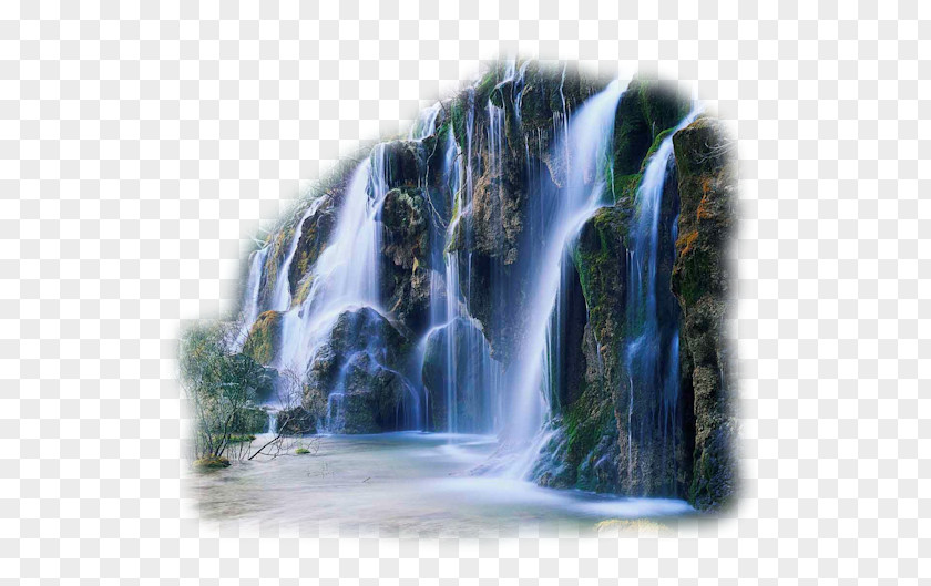 Mountain Beautiful Waterfall Desktop Wallpaper Min Mountains PNG