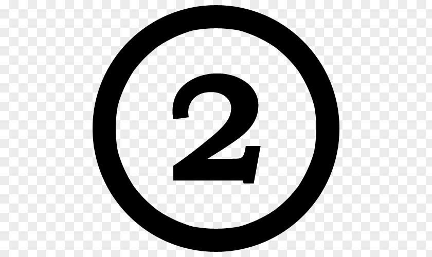 Number 2 Logo L7 Clip Art PNG