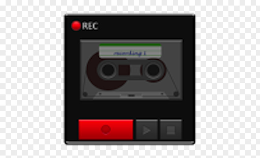 Voice Recorder Android Magnetic Tape PNG