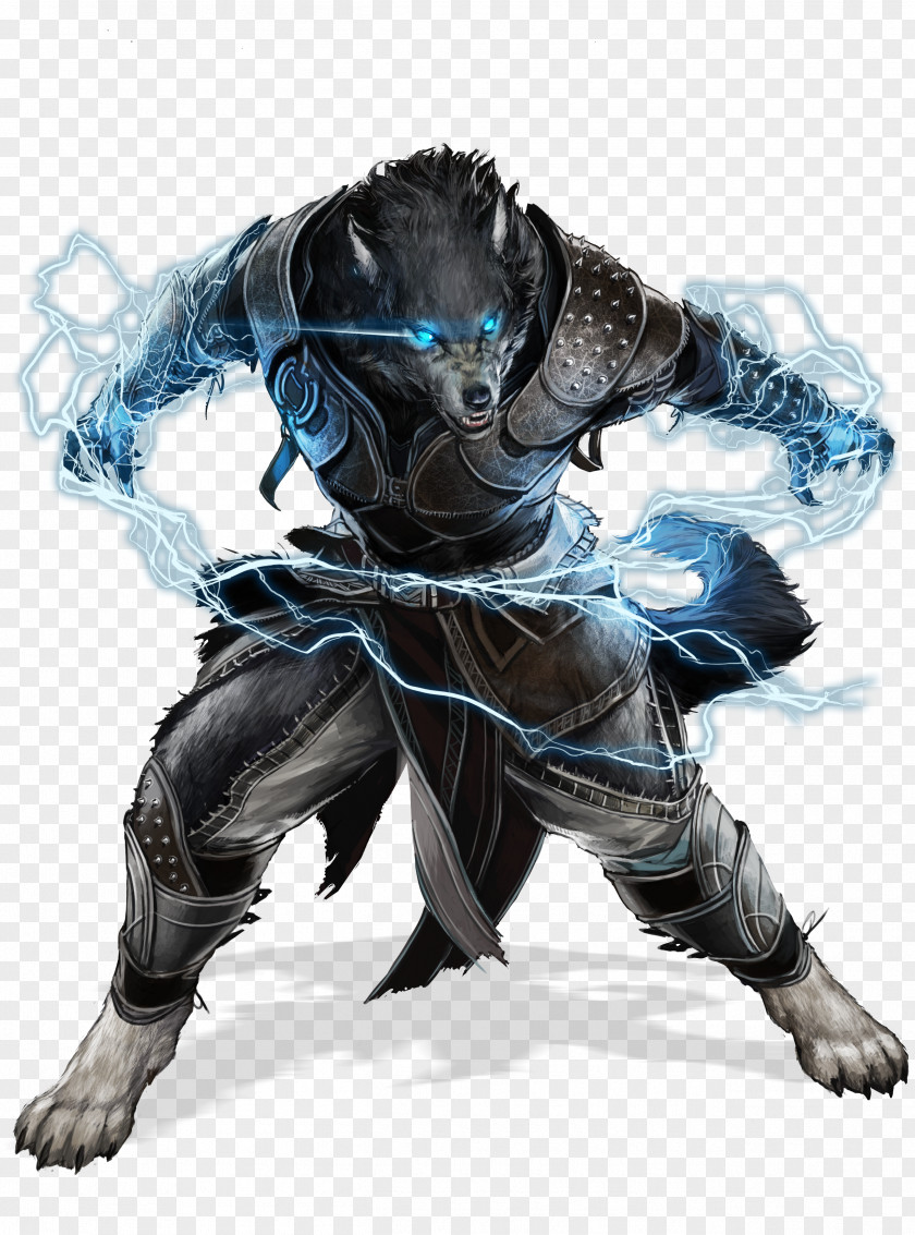 Werewolf DeviantArt Gray Wolf Character PNG
