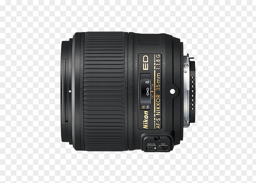 Wide Angle Nikon AF-S DX Nikkor 35mm F/1.8G Focal Length Camera Lens Photography PNG