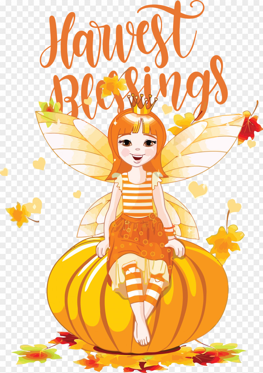 Harvest Blessings Thanksgiving Autumn PNG