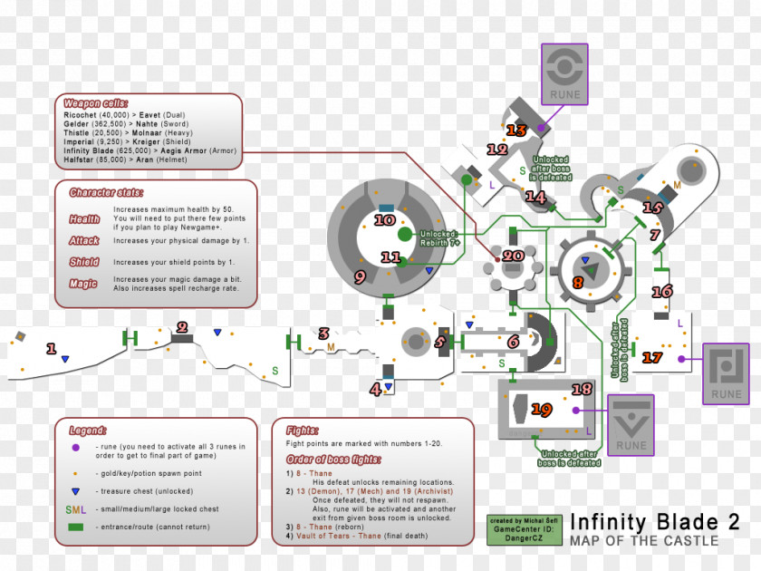 Map Infinity Blade III Treasure PNG