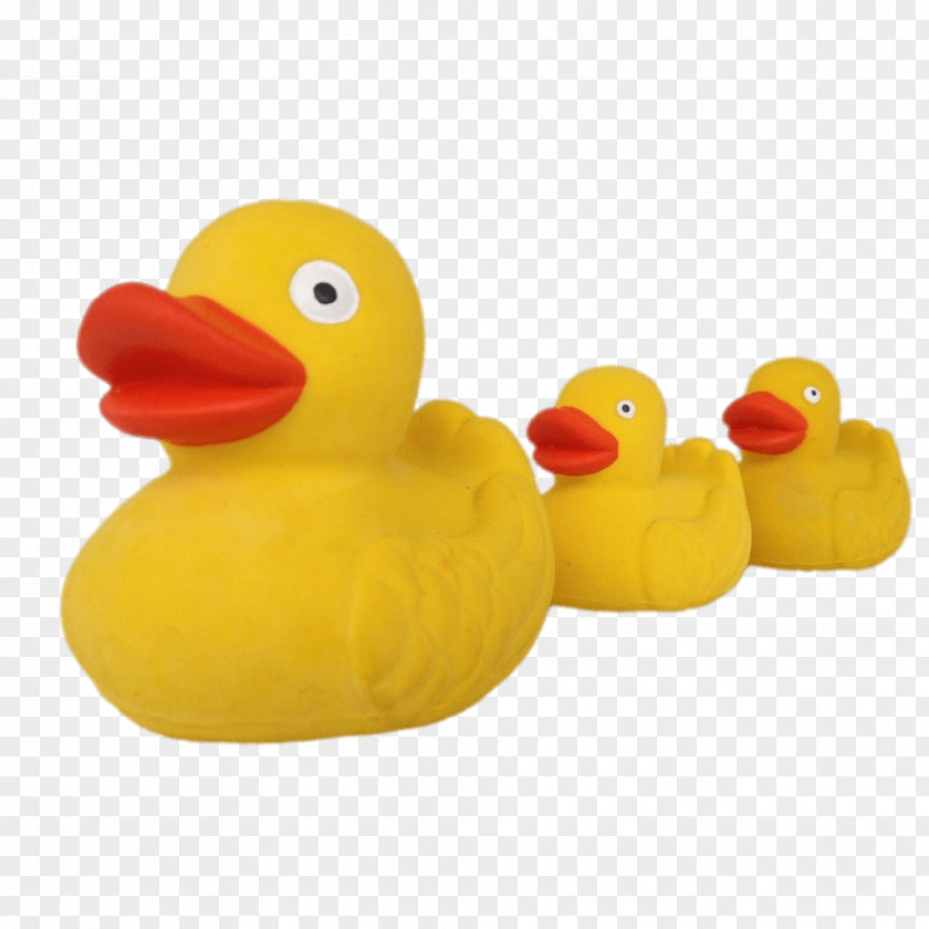Easter Duck Silhouette Rubber Bath Toy Natural PNG