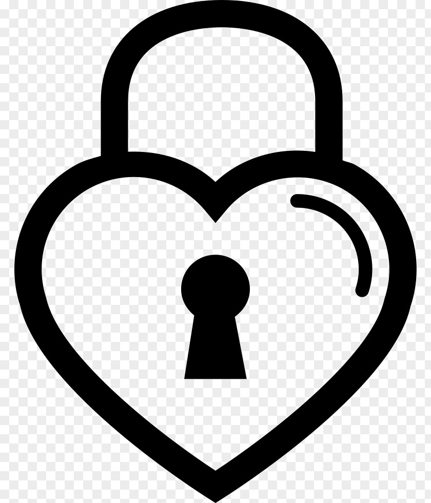 Heart Lock Key Drawing Clip Art PNG
