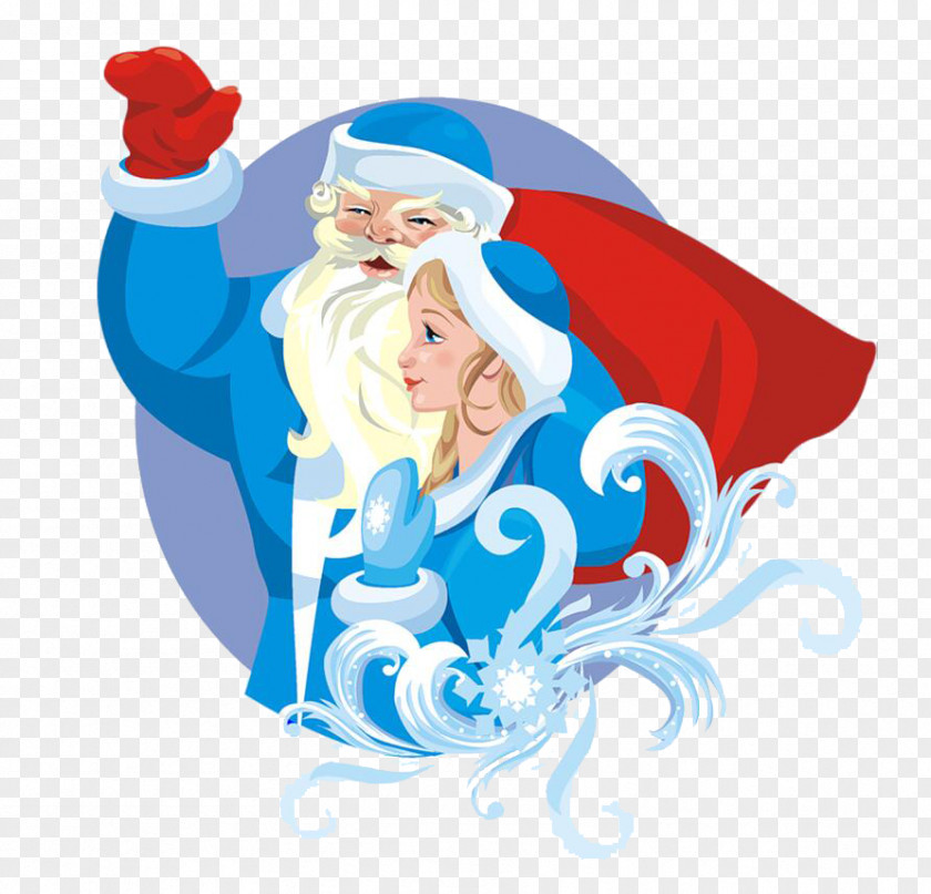 Santa Claus Ded Moroz Snegurochka Grandfather PNG